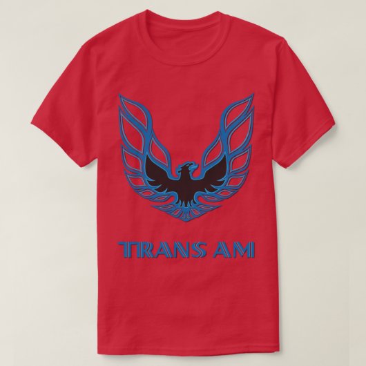 Pontiac Firebird TransAm Blue T-shirt (Design voorkant)