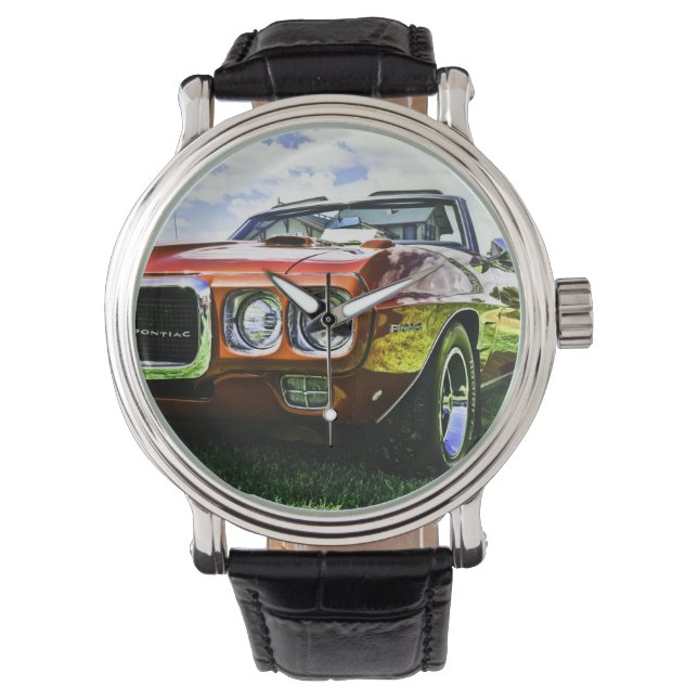 Pontiac Firebird Watch (Mannen) Horloge (Voorkant)