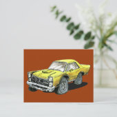 Pontiac GTO 1965 Briefkaart (Staand voorkant)