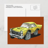 Pontiac GTO 1965 Briefkaart (Voorkant / Achterkant)