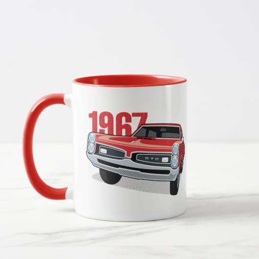 Pontiac GTO Red 1967 Mok (Links)