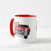 Pontiac GTO Red 1967 Mok (Voorkant links)