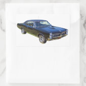 Pontiac GTO-spier Rechthoekige Sticker (Tas)