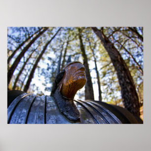 Pontiac Indian Hood Ornament Poster