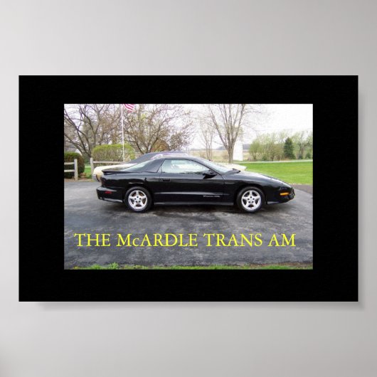 PONTIAC TRANS AM POSTER (Voorkant)