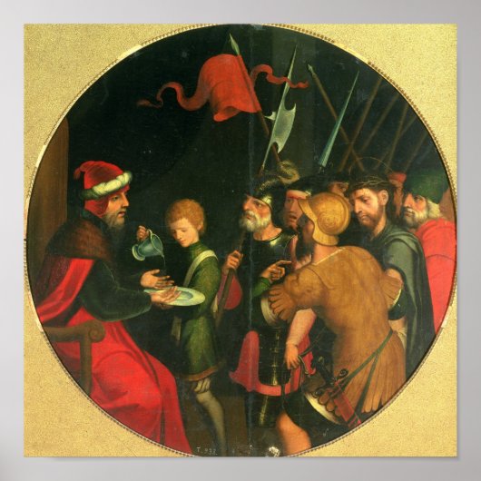 Pontius Pilate was zijn handen aan het wassen Poster (Voorkant)