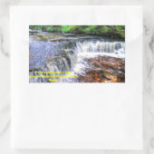 Pontneddfechan Herfsten Walking Trail - Wales Rechthoekige Sticker (Tas)