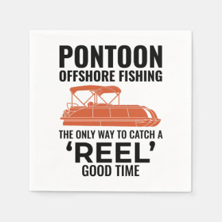 Pontonboot Captain Boating Pontooning Gevist Servet