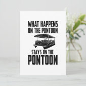 Pontoon Boat Kaart (Staand voorkant)