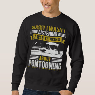 Pontoon Boat Kapitein Boating 1 Trui