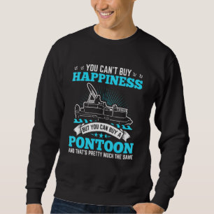 Pontoon Boat Kapitein Pontooning Boating Koop een Trui