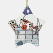 Pontoon Boat Keramisch Ornament (Rechts)