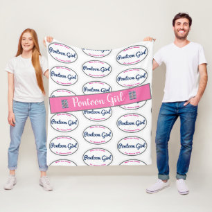 Pontoon Girl Cling Thans Blanket Fleece Deken