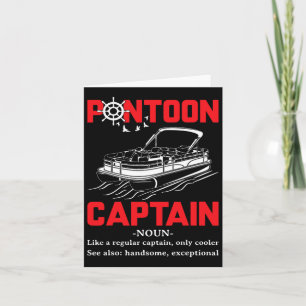 Pontoon Kapitein Definition Funny Pontoon Boat Boa Kaart