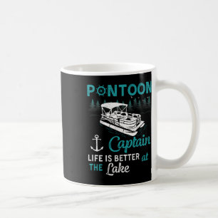 Pontoon Kapitein Leven Is Beter Bij Het Meer Ponto Koffiemok