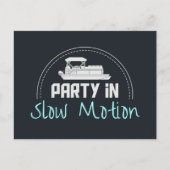 Pontoon Party in slow motion Briefkaart (Voorkant)