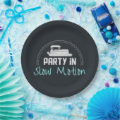 Pontoon Party in slow motion Papieren Bordje (Feest)