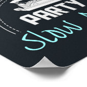 Pontoon Party in slow motion Poster (Hoek)