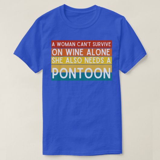 Pontoon Queen T-shirt (Design voorkant)
