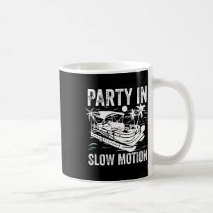 Pontoonboot Varen Cool Grappig Feest In Slow Motie Koffiemok