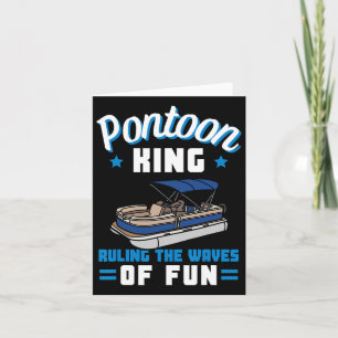 Pontoonvaren Pontoon King Boot Eigenaar Kapitein P Kaart