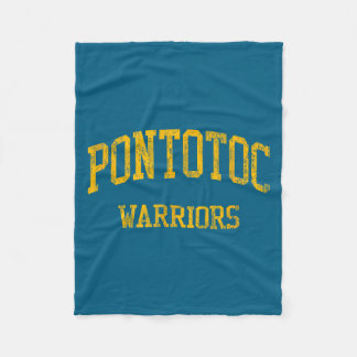 Pontotoc High School Hs Ms Illustratie Fleece Deken