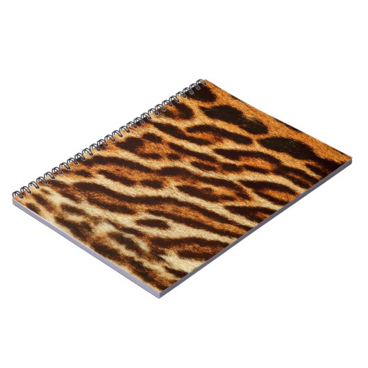 Pontpeltexturen van luipaarden. Dierlijke druk Notitieboek (Linkerzijde)