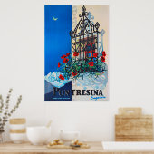 Pontresina, Engadin, Suisse, Poster Ski (Cuisine)