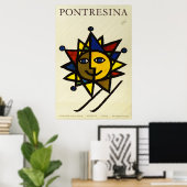 Pontresina, Engadin, Zwitserland, reisposter Poster (Thuiskantoor)