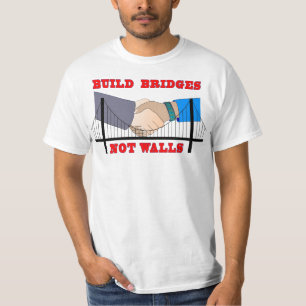 "Ponts de construction, T-shirt pas de murs"