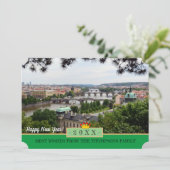Ponts de Prague et Bonne année ! Carte /Praha (Debout devant)