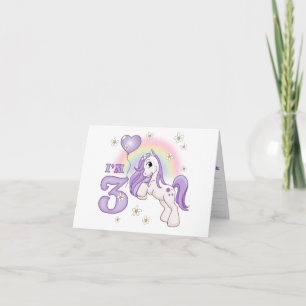  Pony 3e Birthday Fill-in Bedankkaart