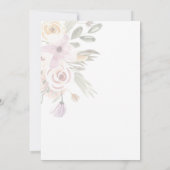 Pony anniversaire invitation jeune sauvage et troi (Dos)