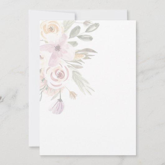 Pony anniversaire invitation jeune sauvage et troi (Dos)