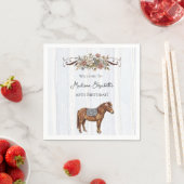 Pony Birthday  Servet (Insitu)