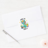 Pony Boekleesaanmoediging personaliseren Ronde Sticker (Envelop)