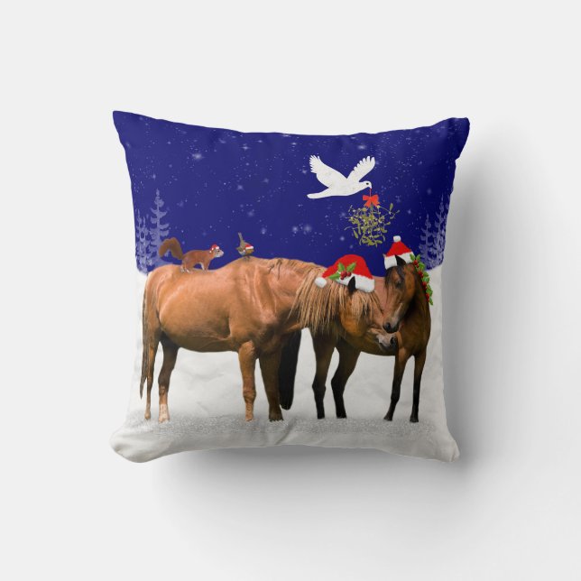 Pony Christmas Party Coussin (Recto)