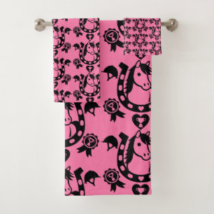 Pony Club Home Decor Wallpaper. Bad Handdoek