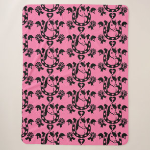 Pony Club Home Decor Wallpaper. Sherpa Deken