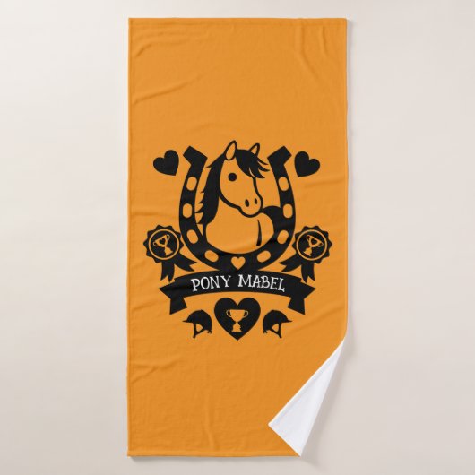 Pony Club Rider (Serviette de bain)