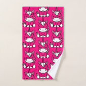 Pony de licorne rose (Serviette à main)