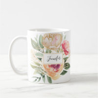 Pony en Gold Foil Blooms Mok
