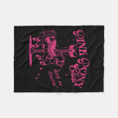 Pony en hakken houden van roze meisjes clubs cowgi fleece deken (Voorkant (Horizontaal))