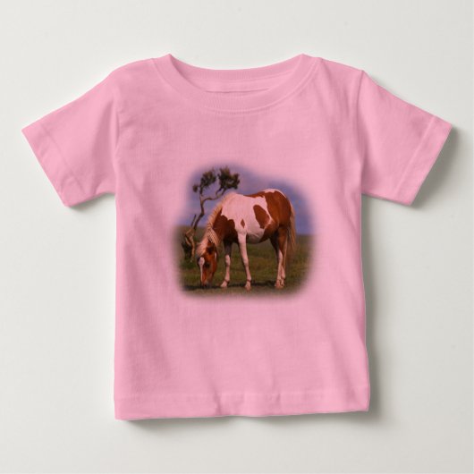Pony en Lone Gorse baby t-shirt (Voorkant)