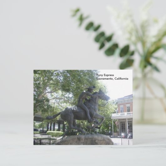 Pony Express Briefkaart (Staand voorkant)
