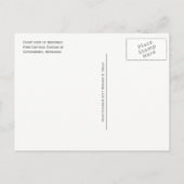 Pony Express, Göteborg, Nebraska Briefkaart (Achterkant)