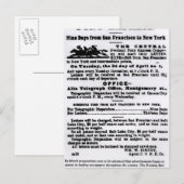 Pony Express, negen dagen Briefkaart (Voorkant / Achterkant)