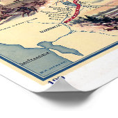 Pony Express Route Map Poster (Hoek)