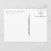 Pony Express Station Indoor Desk Area Briefkaart (Achterkant)