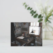 Pony Express Station Indoor Desk Area Briefkaart (Staand voorkant)